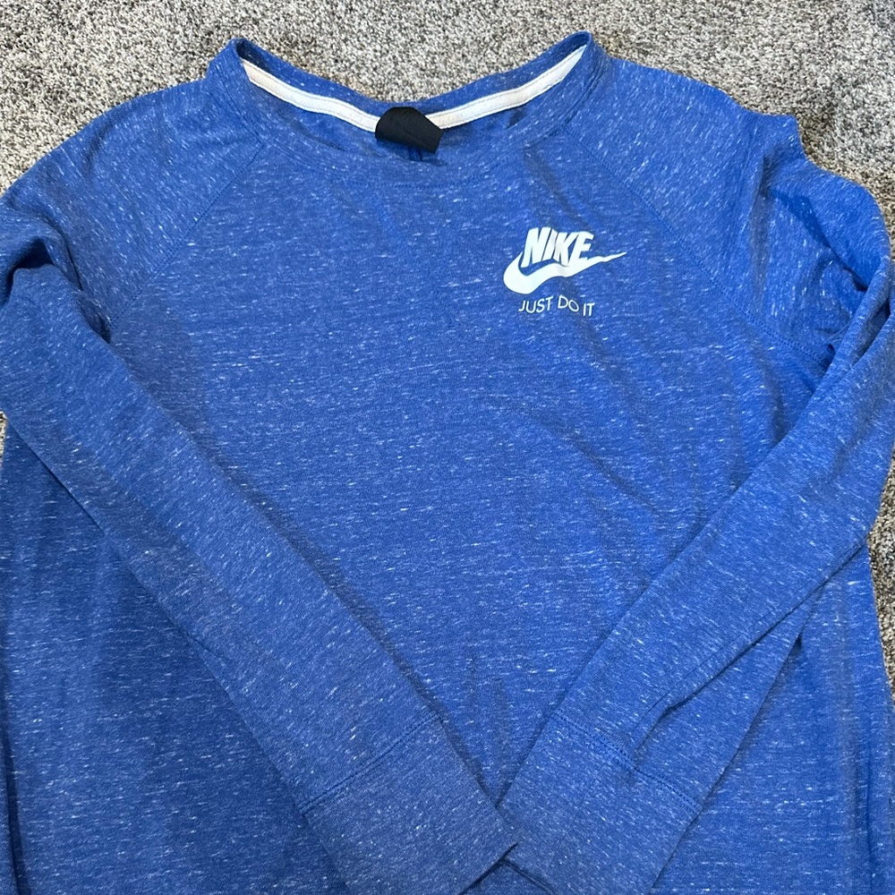 Nike Women's Blue Crewneck Sweater
